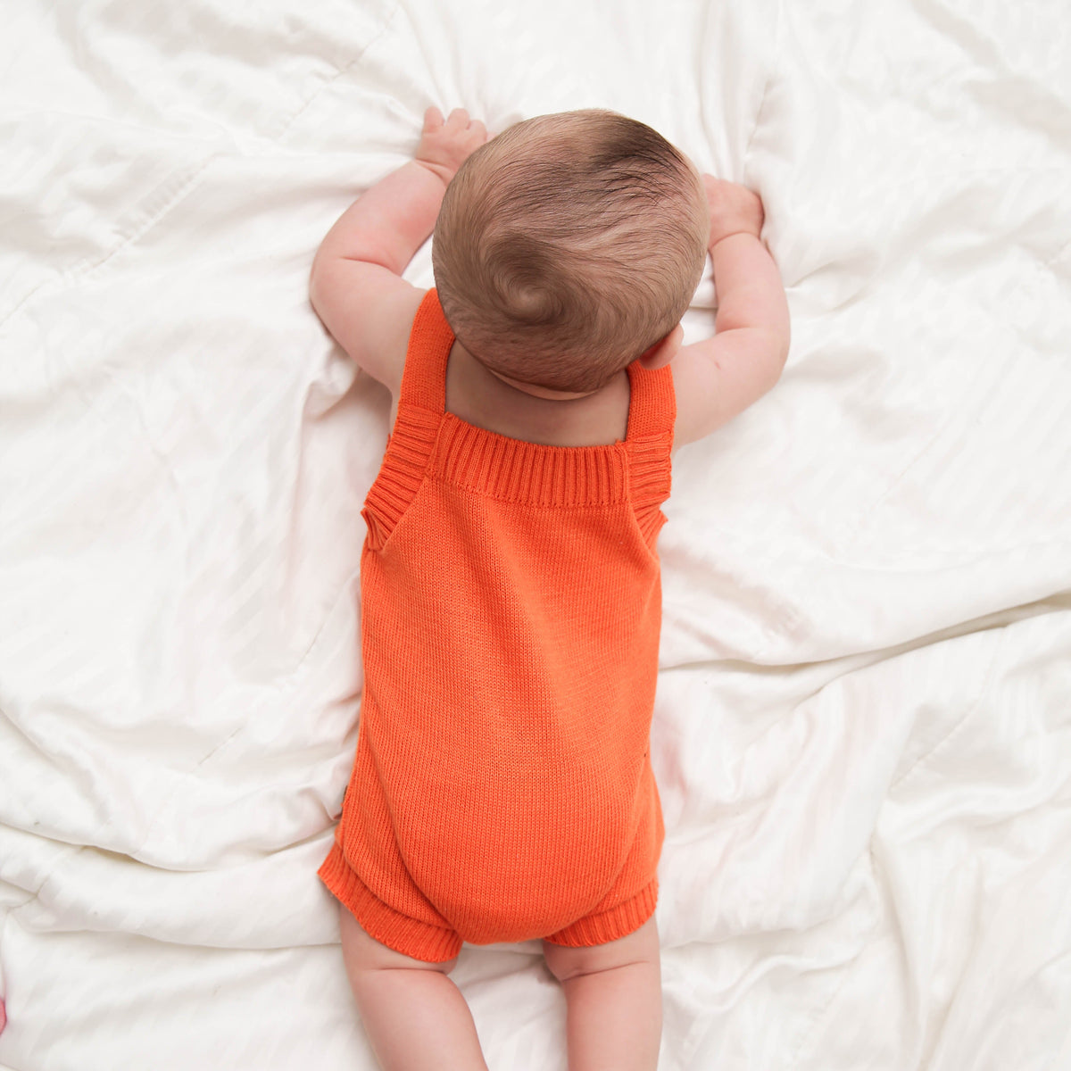 Romper Tricot Bordado Montanha LGND - Laranja