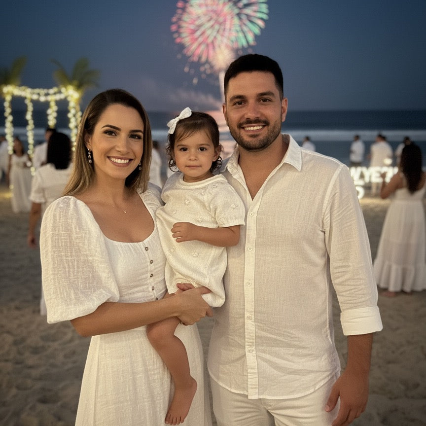 Vestido em Tricot Milk