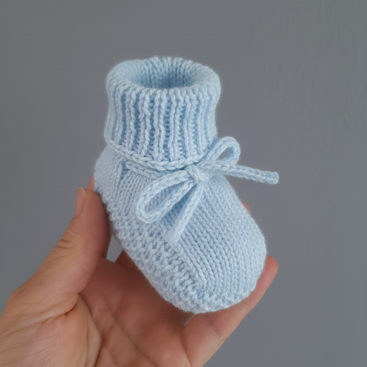Sapatinho Tricô Maternidade
