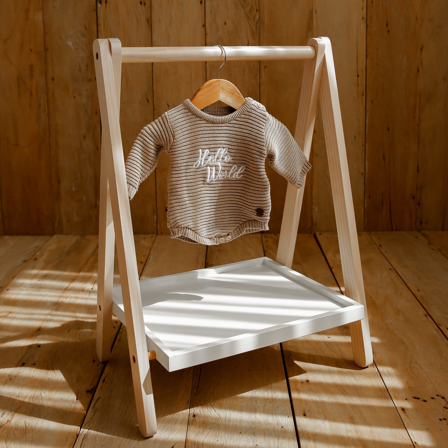Body Tricot Bebê - Hello World