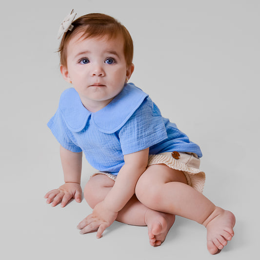 Shorts Tricot Areia - Bebê e Infantil