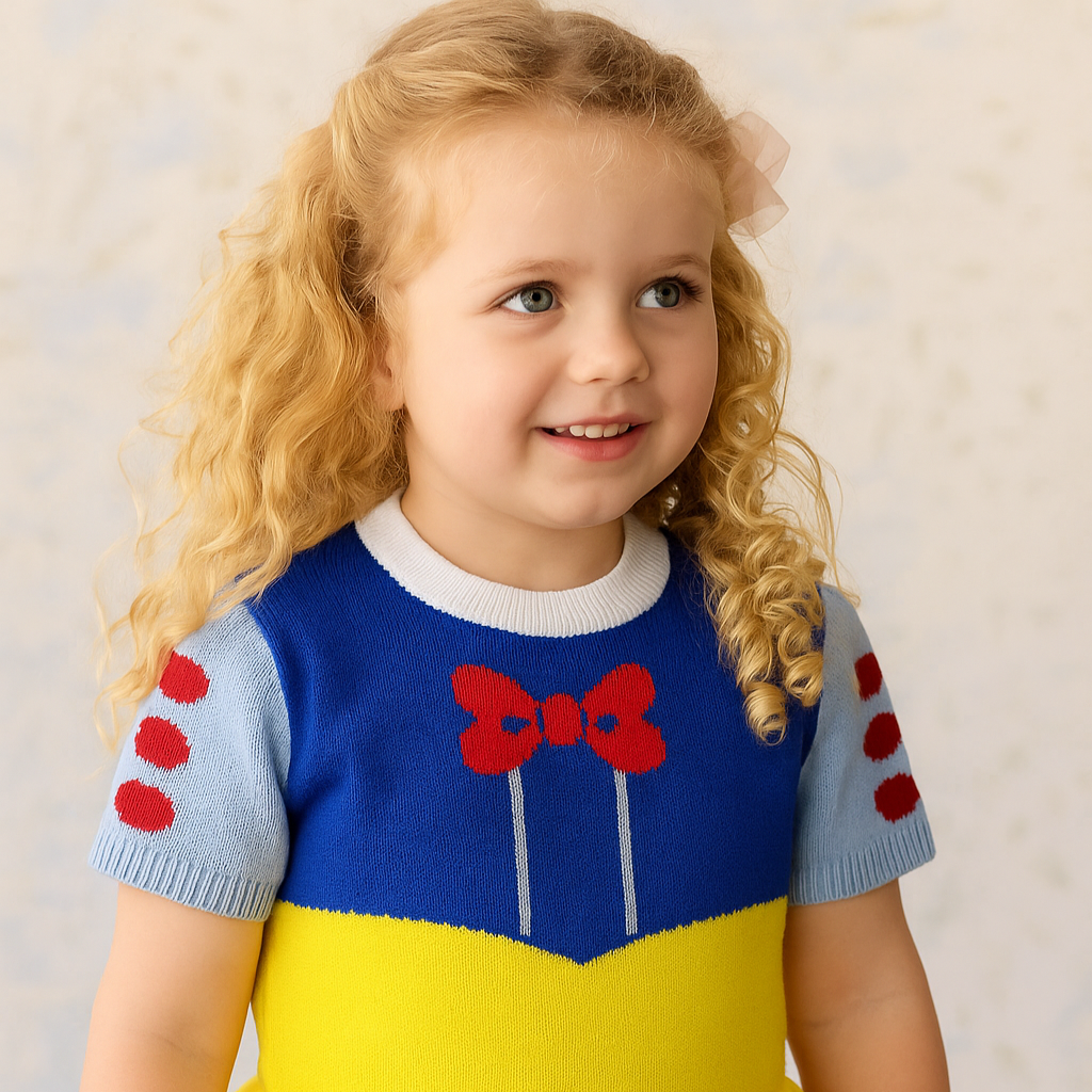 Camiseta Tricot Inspirado na Branca de Neve