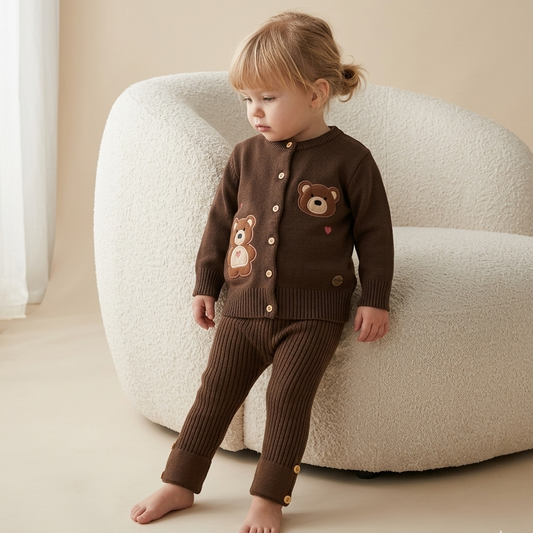 Casaco Teddy Corações - Bebê e Infantil