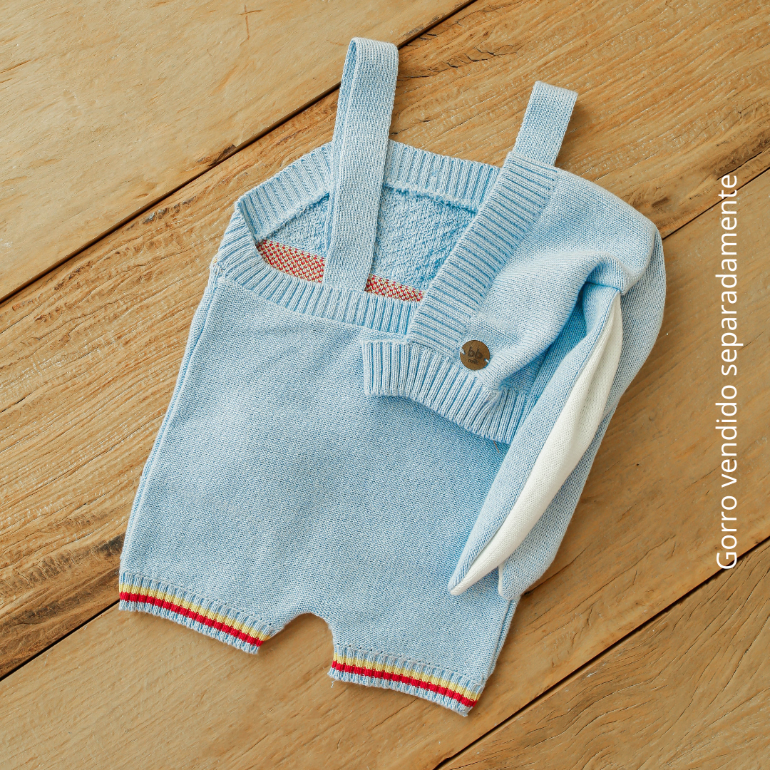 Romper Tricot Páscoa Azul - Unissex