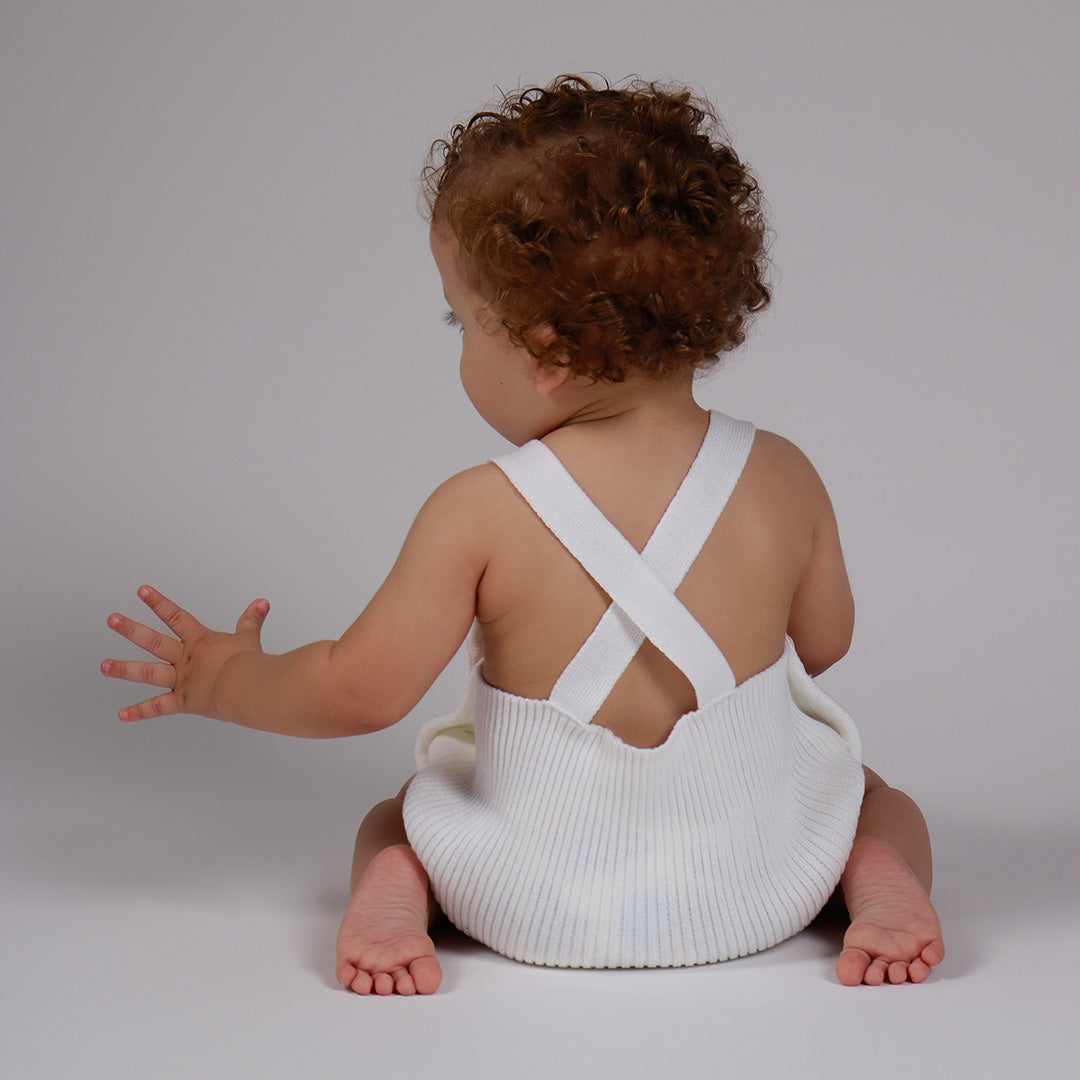 Romper em Tricot Canelado Milk - Bebê e Infantil