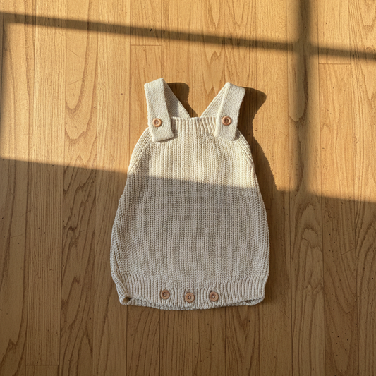 Romper Tricot Páscoa Areia - Unissex