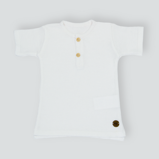 Camisa em Fio Milk - Bebê e Infantil