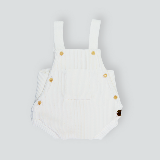 Romper em Tricot Canelado Milk - Bebê e Infantil