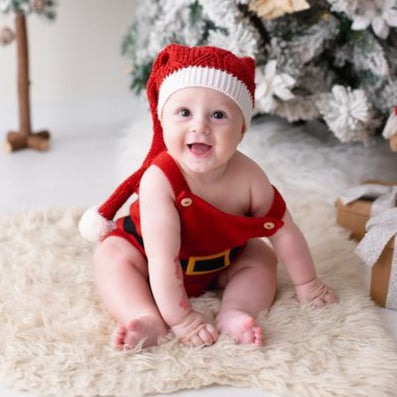 Romper Tricot Noel Natal - Bebê e Infantil
