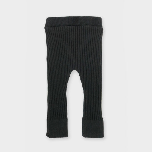 Calça Canelada Tricot - Preto - calças - bb milk