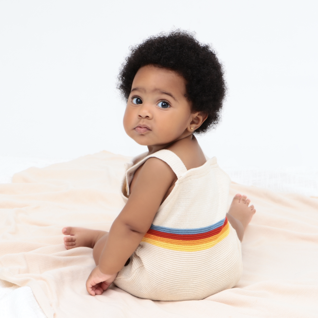 Romper em Tricot - Summer Bege
