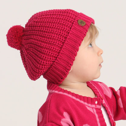 Casaco Tricot Coração Pink – Bebê e Infantil