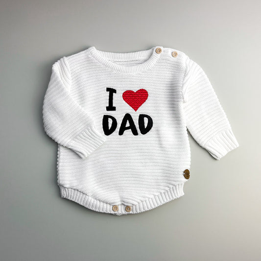 Body Tricot “I ❤️ Dad” - Unissex