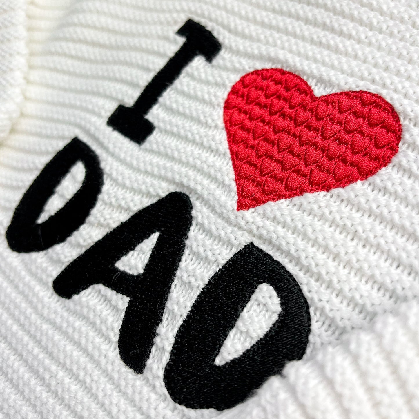 Romper Tricot “I ❤️ Dad” - Unissex