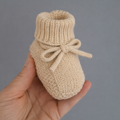 Sapatinho Tricô Maternidade
