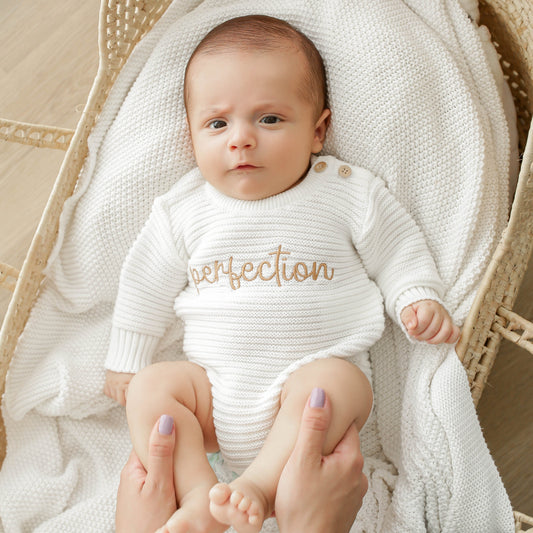 Body Tricot Bebê Milk - Perfection