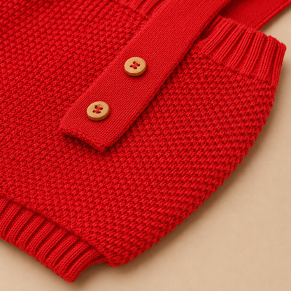 Shorts Suspensório Vermelho