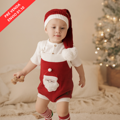 Romper Tricot Papai Noel - Unissex