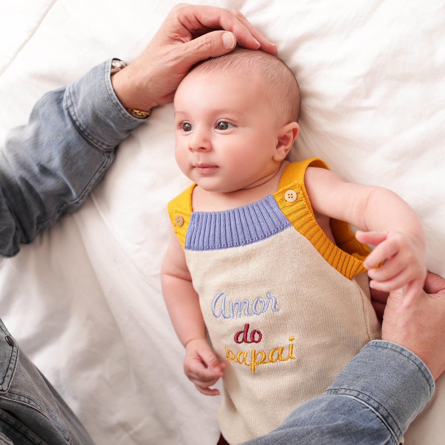 Romper Retrô - Amor do Papai ❤️ - Unissex