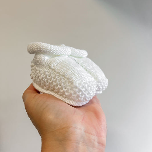 Sapatinho Tricô Maternidade - MILK