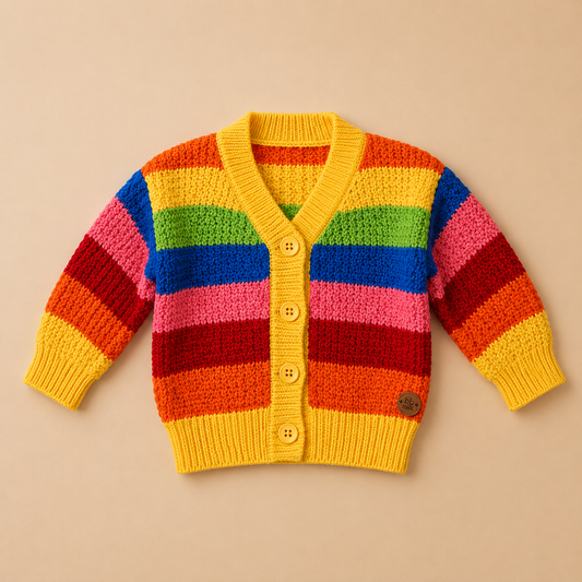 Casaco Tricot Colors - Menina