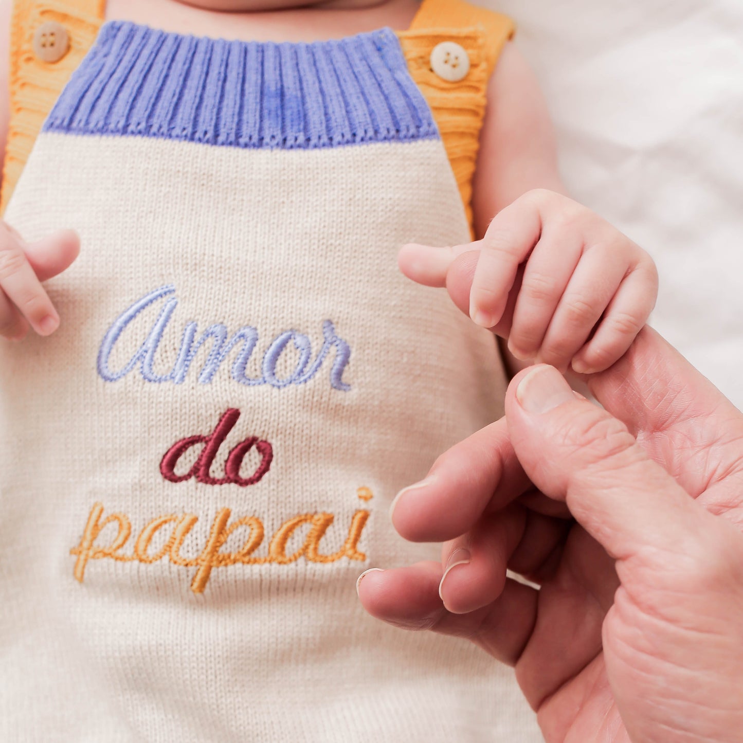Romper Retrô - Amor do Papai ❤️ - Unissex