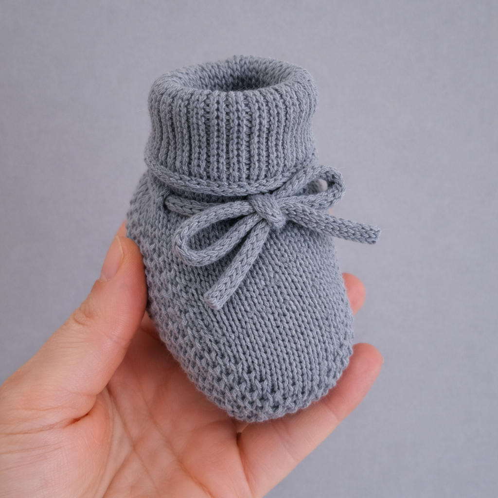 Sapatinho Tricô Maternidade