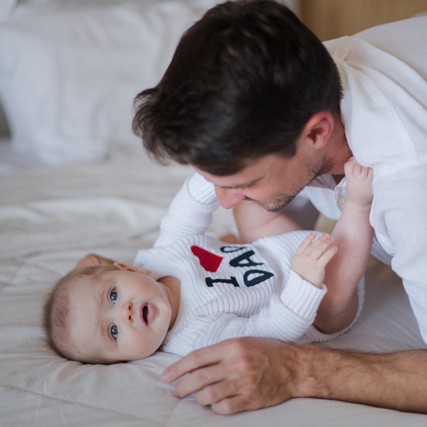 Romper Tricot “I ❤️ Dad” - Unissex