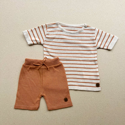 Conjunto em Tricot - Doce de Leite