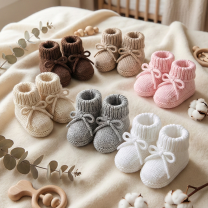 Sapatinho Tricô Maternidade