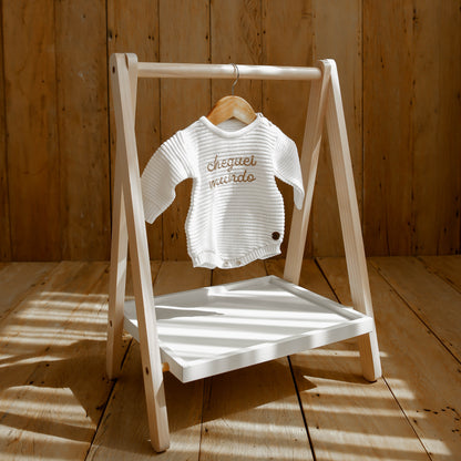 Body Tricot Bebê Milk - Cheguei Mundo