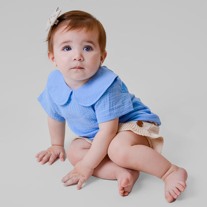 Shorts Tricot Areia - Bebê e Infantil