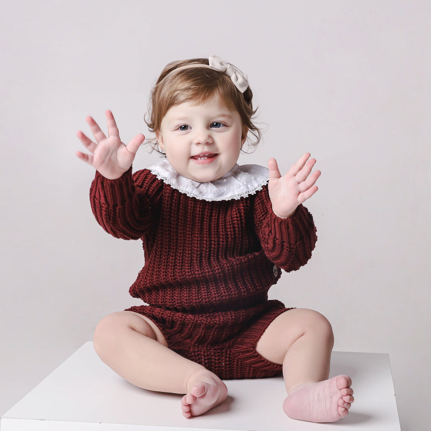 Bloomer em Tricot Grosso – Vinho