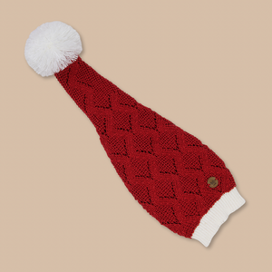 Touca Tricot Noel Natal  - Unissex, Bebê e Infantil