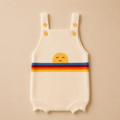 Romper em Tricot - Summer Bege