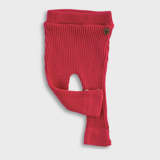 Calça Canelada Tricot - Pink
