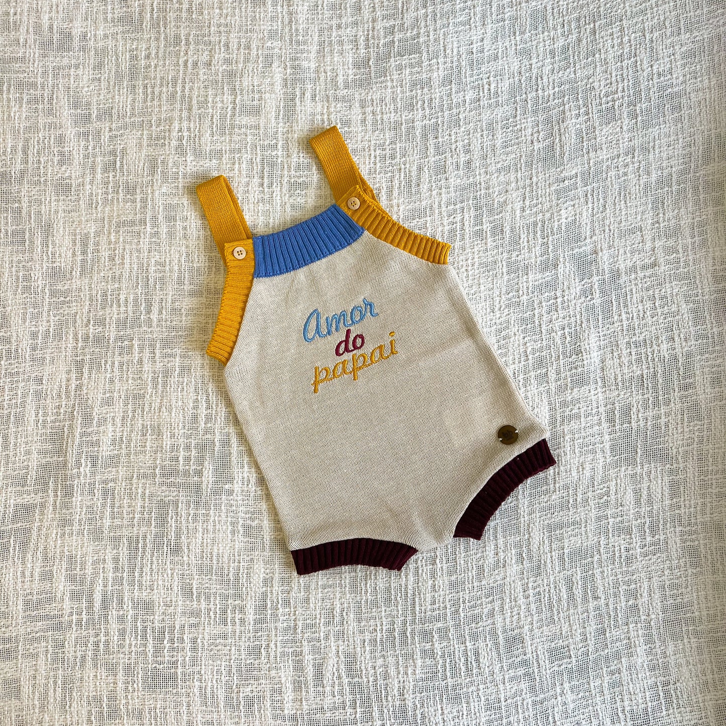 Romper Retrô - Amor do Papai ❤️ - Unissex