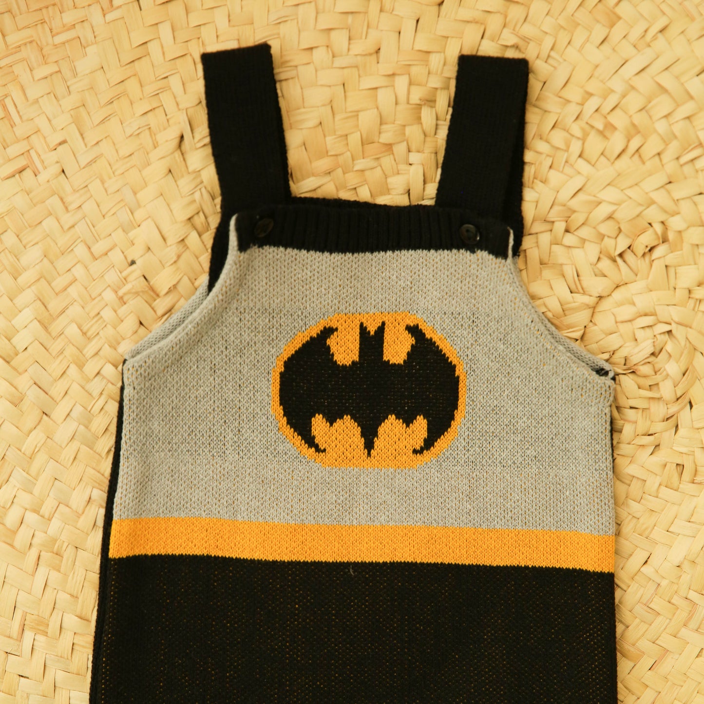 Romper Tricot Inspirado no Batman