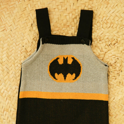 Romper Tricot Inspirado no Batman