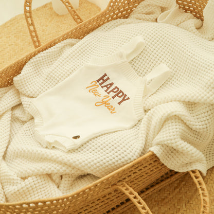 Romper Tricot Ano Novo - Unissex, Bebê e Infantil