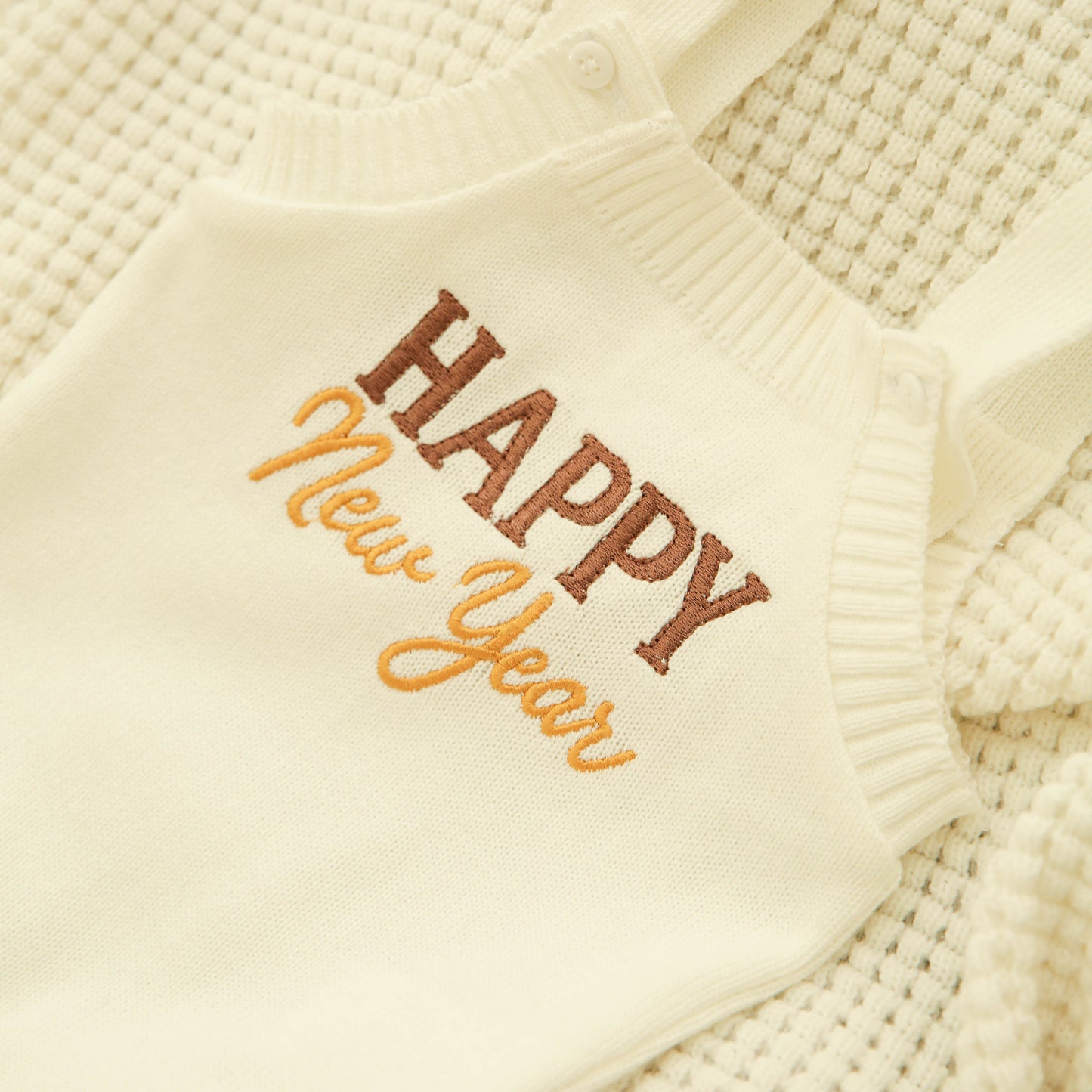 Romper Tricot Ano Novo - Unissex, Bebê e Infantil