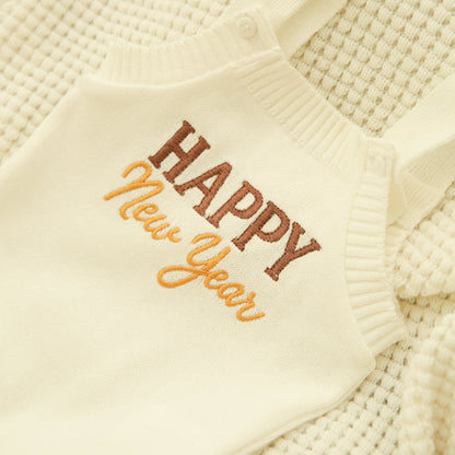 Romper Tricot Ano Novo - Unissex, Bebê e Infantil