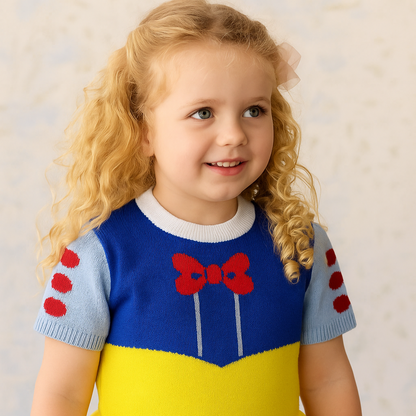 Camiseta Tricot Inspirado na Branca de Neve
