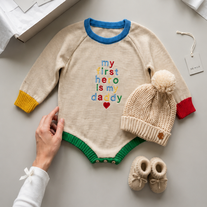Touca Infantil em Tricot Premium - Areia