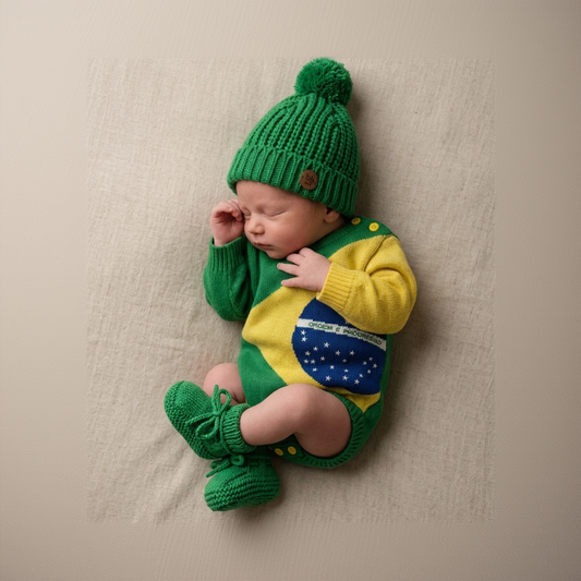 Body Tricot Bordado Brasil | Coleção Copa