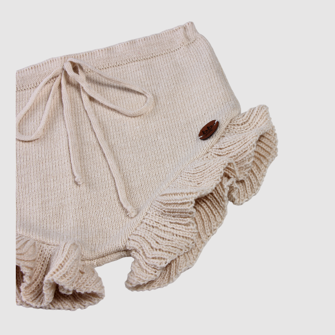 Shorts Tricot Areia - Bebê e Infantil