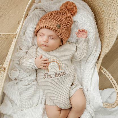 Body Tricot Bebê Areia - I’m Here