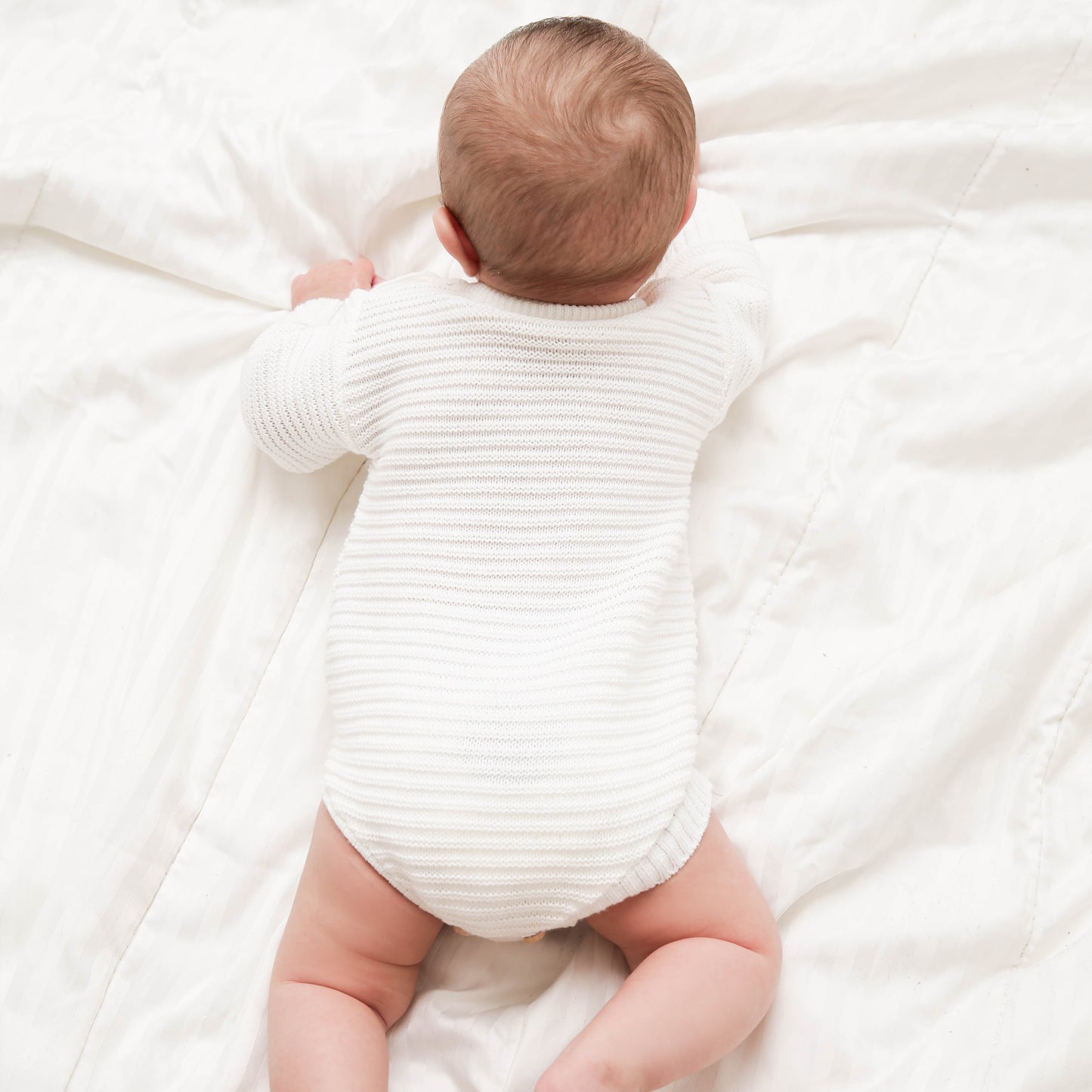 Body Tricot Bebê Milk - Cheguei Mundo