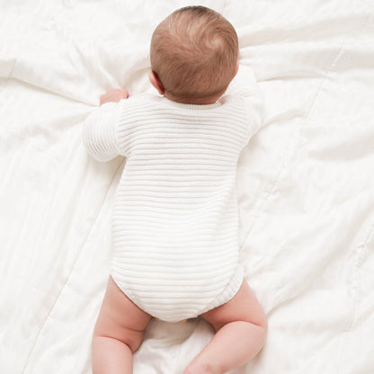 Body Tricot Bebê Milk - Cheguei Mundo