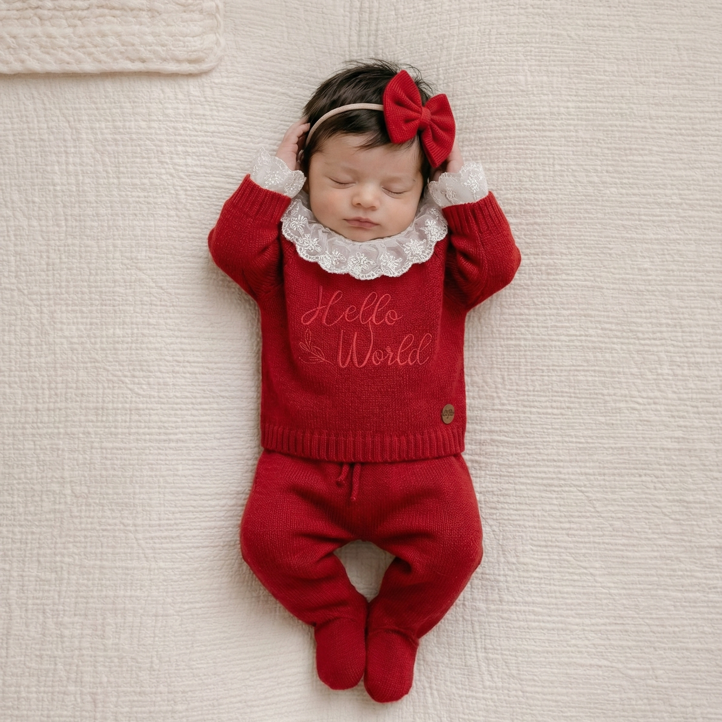 Body Bebê Menina Renda Com Pérolas